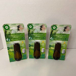 3 x Air Wick Essential Mist Bamboo,Bergaot And Cardamon Fragrance 20ml Each